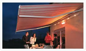 Verlichting en terrasverwarming onder zonwering